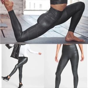 Athleta Inclination Moto Shimmer Tight 